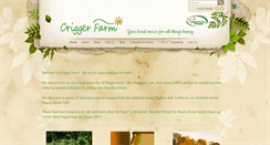 Desktop Screenshot of criggerfarm.com