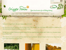 Tablet Screenshot of criggerfarm.com